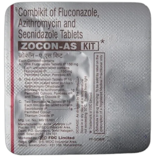 zocon as kit tablet 1's